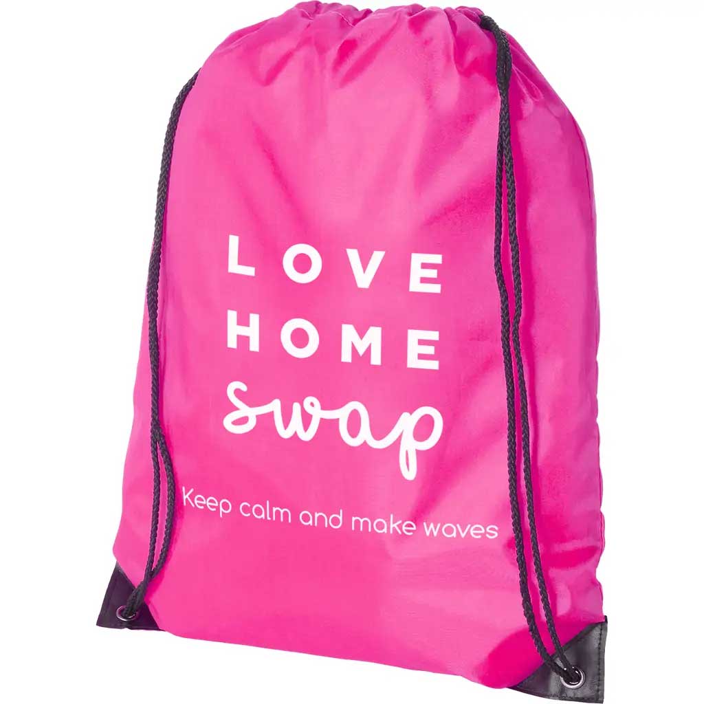 Kaboom Nylon Drawstring Bag